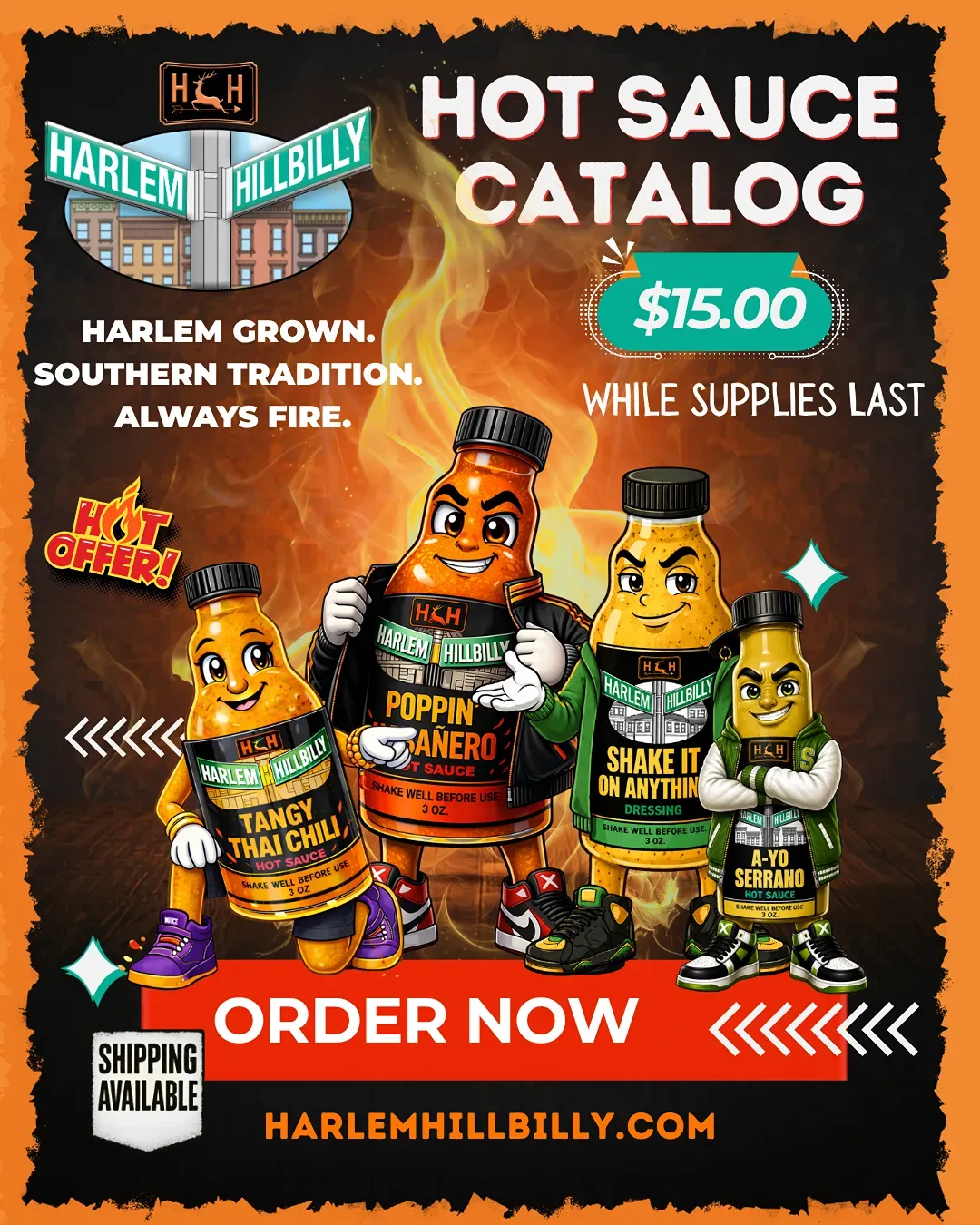 Harlem Hillbilly Hot Sauce @ Yerba Buena